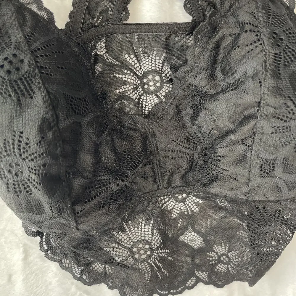 No Boundaries Bra Lace Bralette Convertible Removable Pads Ladies Sz Med